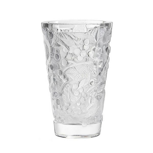 【メーカー取り寄せ商品】ラリック メルル エ レザン ベース 22.2cm MM クリア 10732100