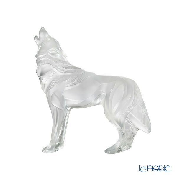 【メーカー取り寄せ商品】ラリック ルー loup オブジェ 狼 クリア 10707900