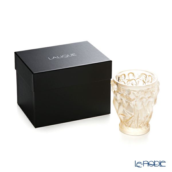 【メーカー取り寄せ商品】ラリック バコーントゥ（バコントゥ） ベース（花瓶） SS 14cm ゴールド 10547600