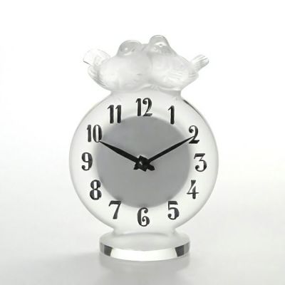 ラリック アントワネット クロック 15cm 動作確認済 電池付 LALIQUE ラリック アントワネット クロック 15cm 10066900 | ブランド洋食器