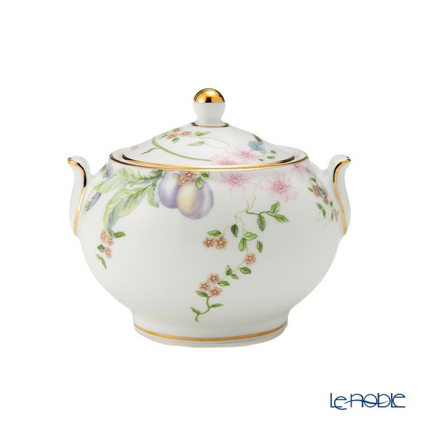 ウェッジウッド（Wedgwood） スウィートプラム シュガーボックス（ティー） L 9cm