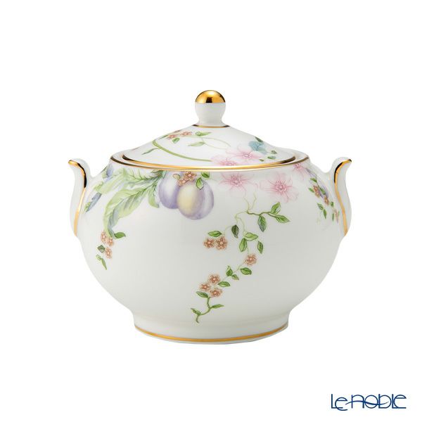 ウェッジウッド（Wedgwood） スウィートプラム シュガーボックス（ティー） L 9cm