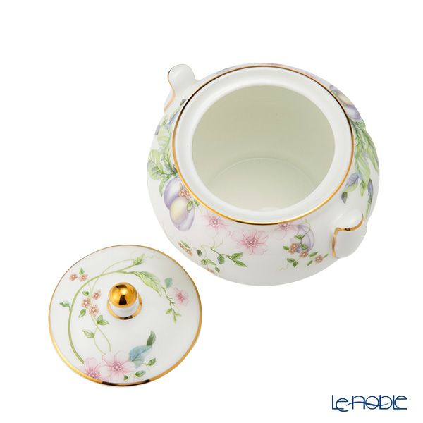 ウェッジウッド（Wedgwood） スウィートプラム シュガーボックス（ティー） L 9cm