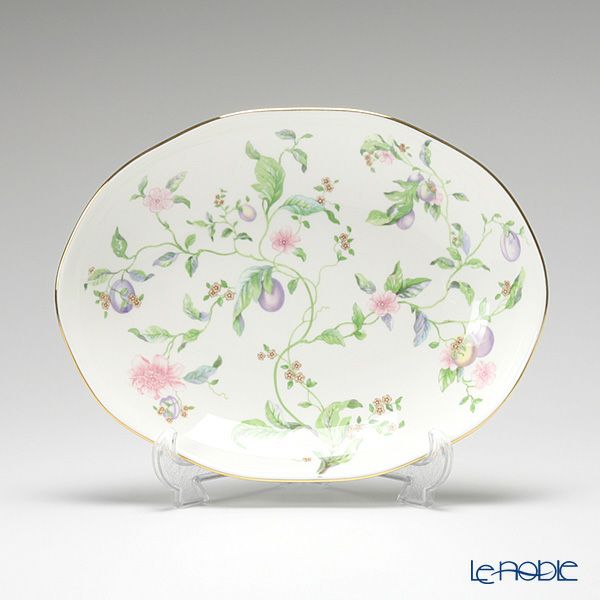 ウェッジウッド（Wedgwood） スウィートプラム オーバルディッシュ 25cm