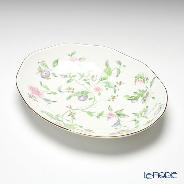 ウェッジウッド（Wedgwood） スウィートプラム オーバルディッシュ 25cm