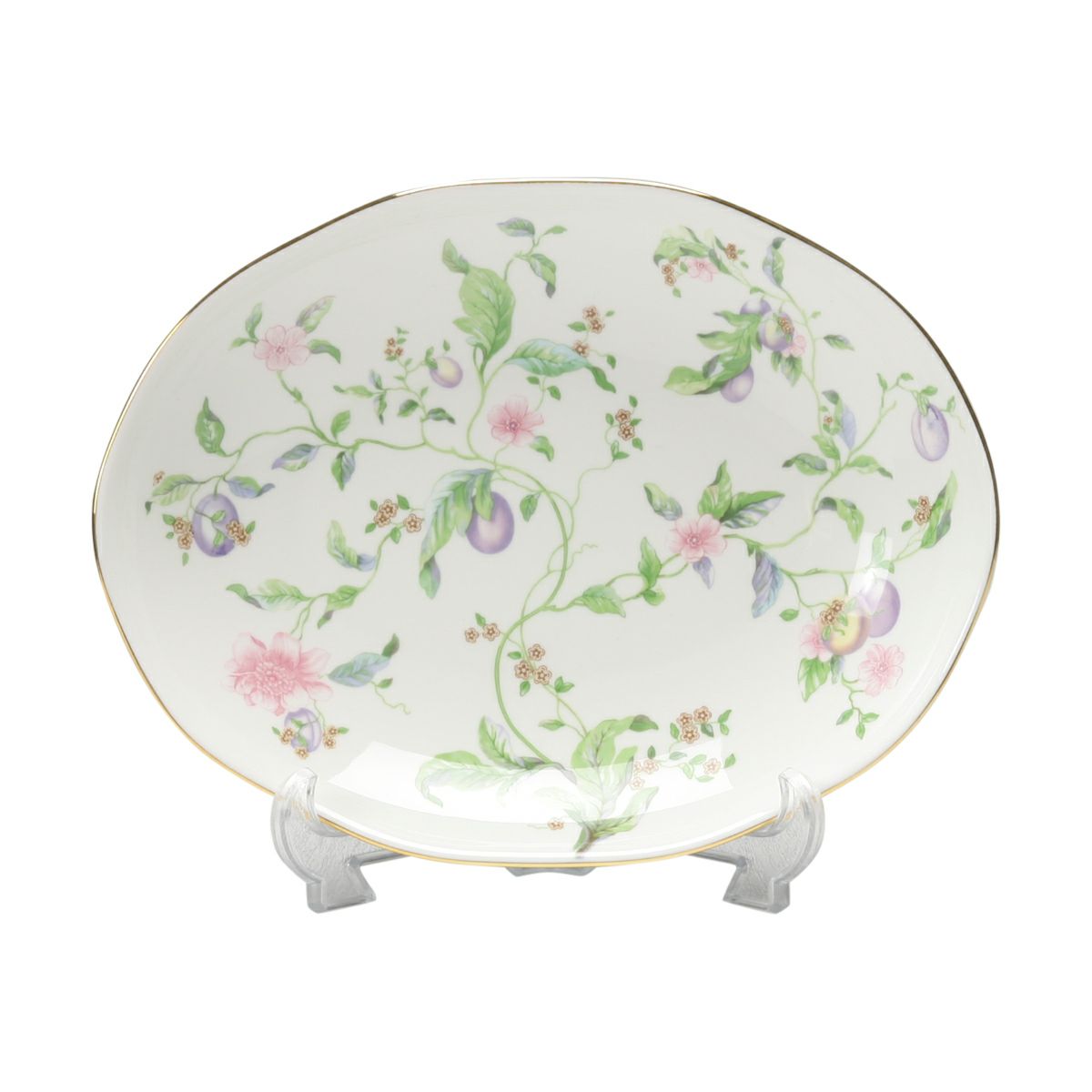 ウェッジウッド（Wedgwood） スウィートプラム オーバルディッシュ 25cm