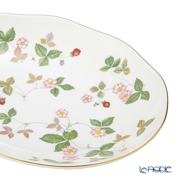 ウェッジウッド（Wedgwood） ワイルドストロベリー オーバルディッシュ 25cm