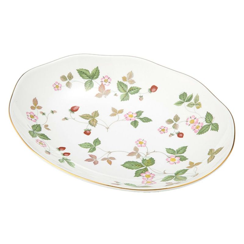 ウェッジウッド（Wedgwood） ワイルドストロベリー オーバルディッシュ 25cm