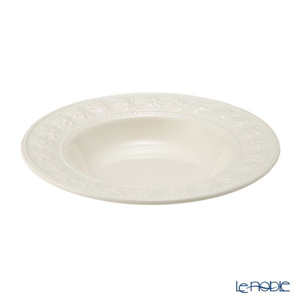 ウェッジウッド（Wedgwood） フェスティビティ スーププレート 22.5cm（アイボリー）