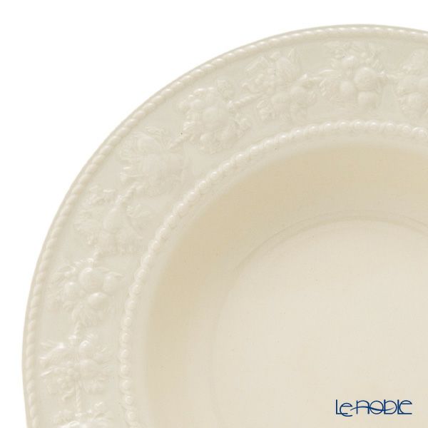 ウェッジウッド（Wedgwood） フェスティビティ スーププレート 22.5cm（アイボリー）