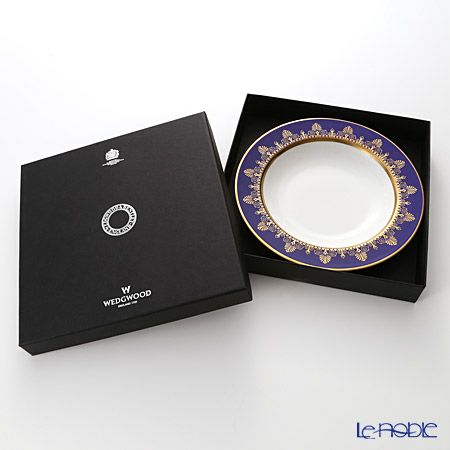 ウェッジウッド（Wedgwood） アンセミオンブルー スーププレート 23cm