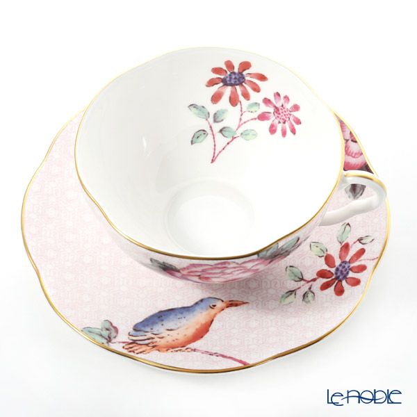 ウェッジウッド（Wedgwood） カッコー ティーカップ＆ソーサー 180ml ピンク