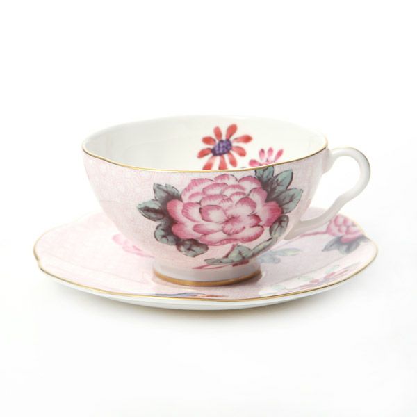 ウェッジウッド（Wedgwood） カッコー ティーカップ＆ソーサー 180ml ピンク