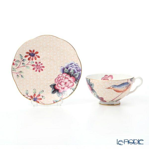 ウェッジウッド（Wedgwood） カッコー ティーカップ＆ソーサー 180ml ピーチ