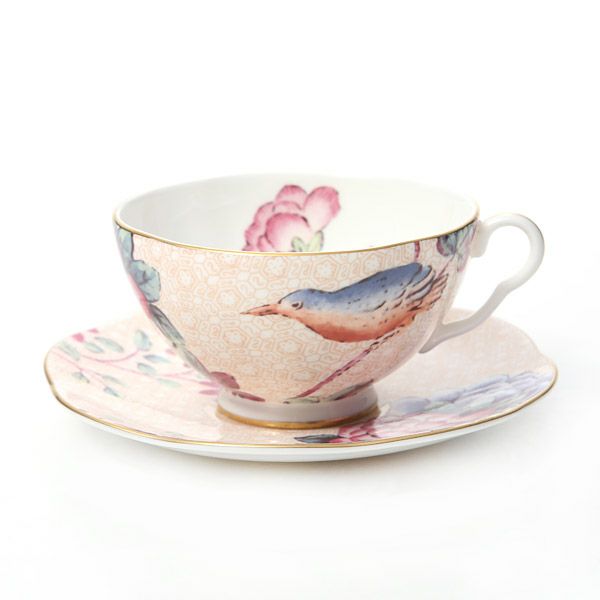 ウェッジウッド（Wedgwood） カッコー ティーカップ＆ソーサー 180ml ピーチ