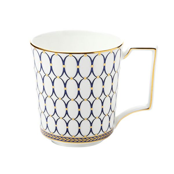 ウェッジウッド（Wedgwood） ルネッサンスゴールド マグ 300ml（ブルー）