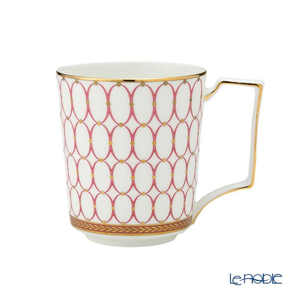 ウェッジウッド（Wedgwood） ルネッサンスゴールド マグ 300ml（ピンク）