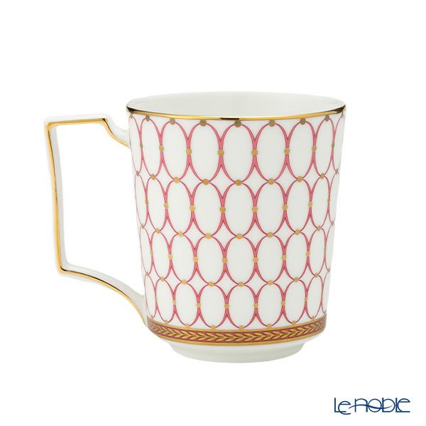 ウェッジウッド（Wedgwood） ルネッサンスゴールド マグ 300ml（ピンク）