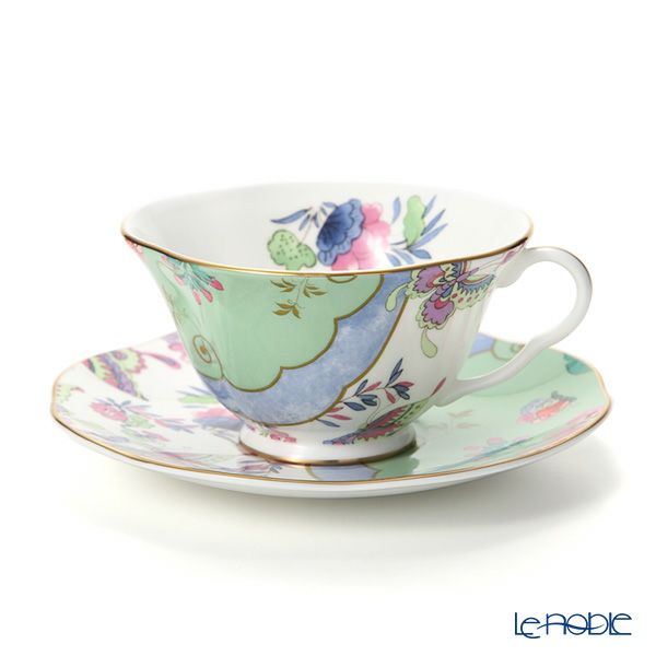ウェッジウッド（Wedgwood） バタフライブルーム ティーカップ＆ソーサー グリーン
