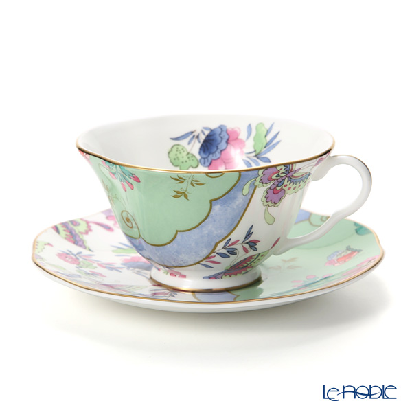 ウェッジウッド（Wedgwood） バタフライブルーム ティーカップ＆ソーサー グリーン