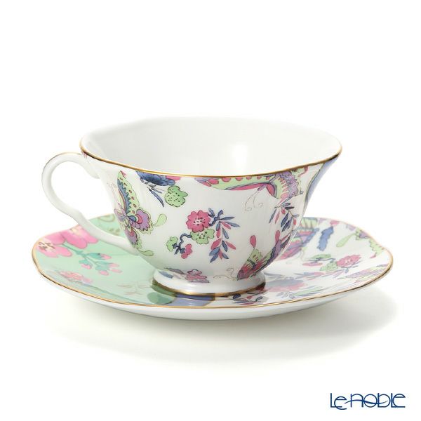 ウェッジウッド（Wedgwood） バタフライブルーム ティーカップ＆ソーサー グリーン