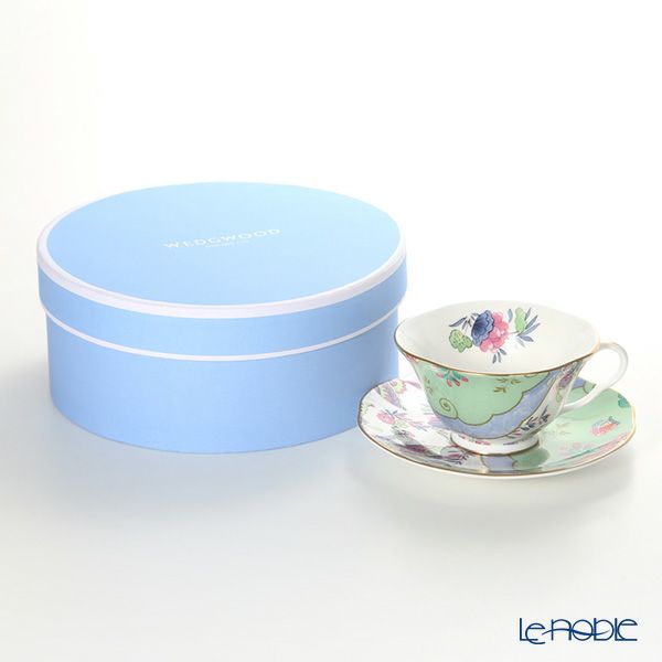 ウェッジウッド（Wedgwood） バタフライブルーム ティーカップ＆ソーサー グリーン