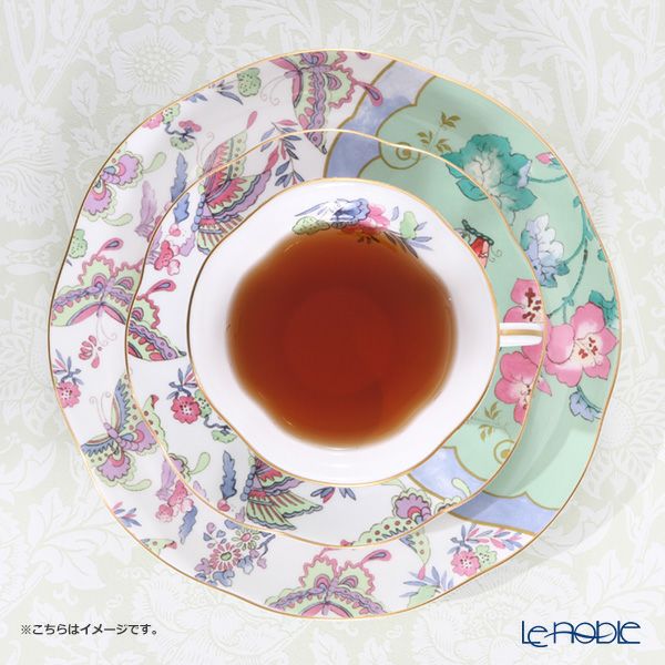 ウェッジウッド（Wedgwood） バタフライブルーム ティーカップ＆ソーサー グリーン