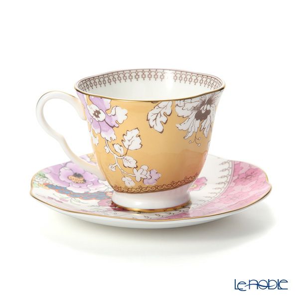 ウェッジウッド（Wedgwood） バタフライブルーム ティーカップ＆ソーサー イエロー