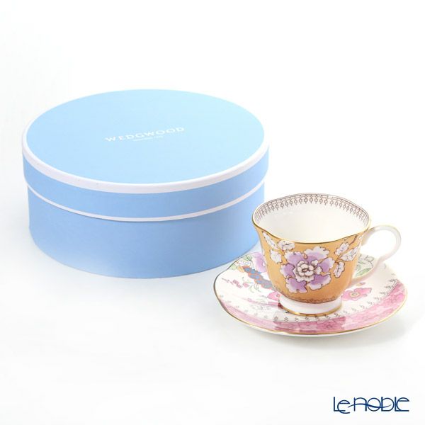 ウェッジウッド（Wedgwood） バタフライブルーム ティーカップ＆ソーサー イエロー