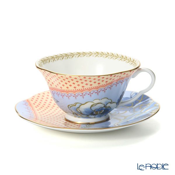 ウェッジウッド（Wedgwood） バタフライブルーム ティーカップ＆ソーサー ブルー