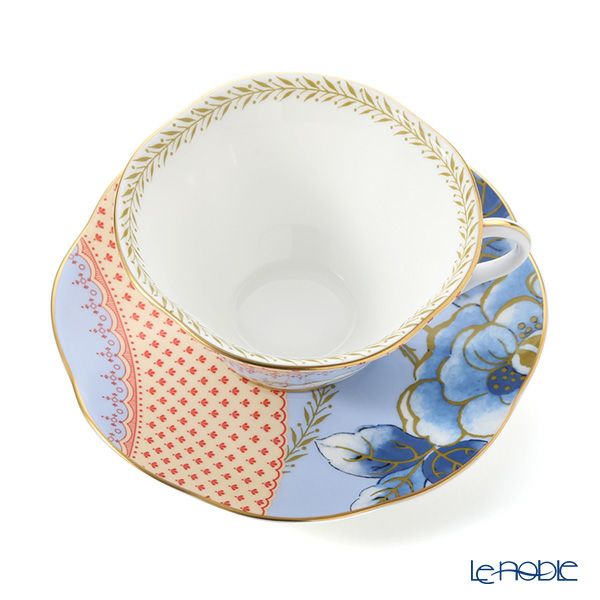 ウェッジウッド（Wedgwood） バタフライブルーム ティーカップ＆ソーサー ブルー