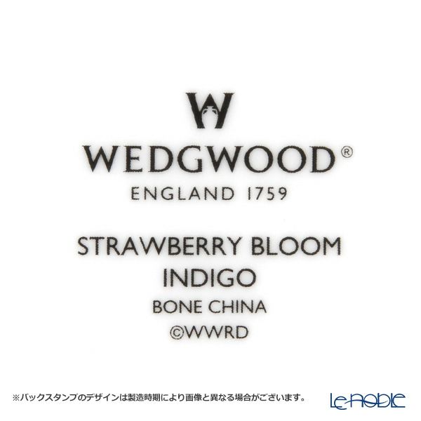 ウェッジウッド（Wedgwood） ストロベリーブルームインディゴ スクエアボウル 23×23cm