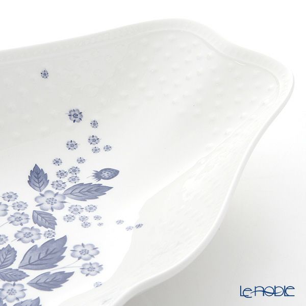 ウェッジウッド（Wedgwood） ストロベリーブルームインディゴ マルチディッシュ 31×17cm