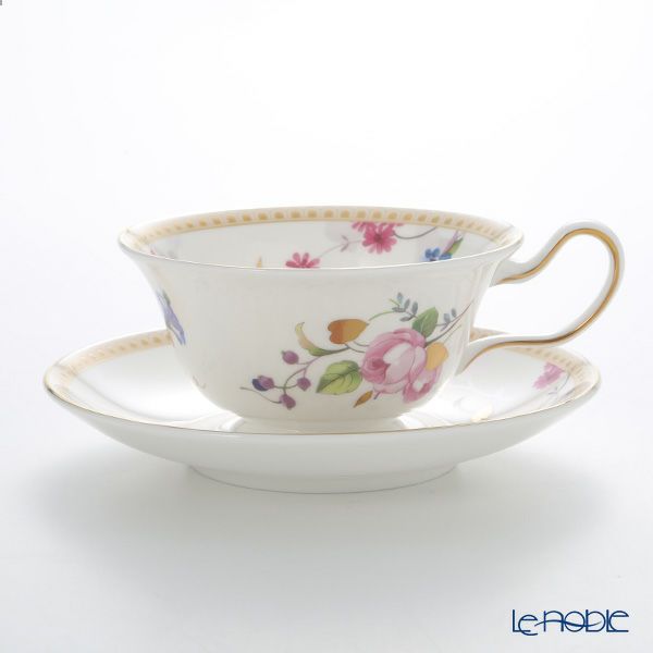 ウェッジウッド（Wedgwood） ローズ ゴールド ティーカップ＆ソーサー（ピオニー）200ml