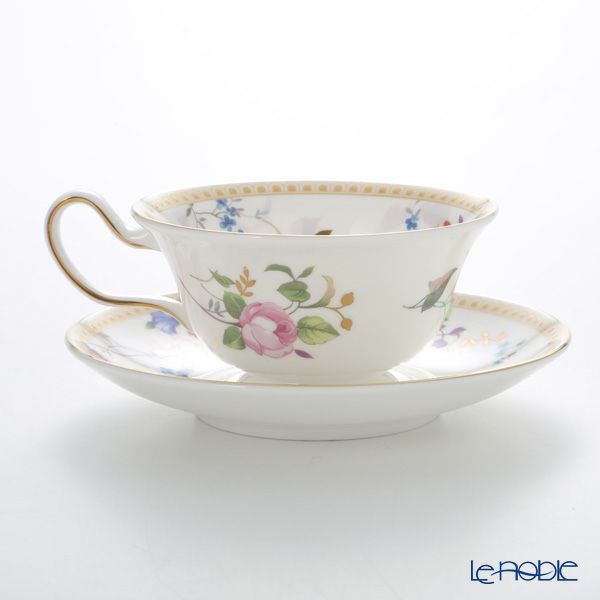 ウェッジウッド（Wedgwood） ローズ ゴールド ティーカップ＆ソーサー（ピオニー）200ml