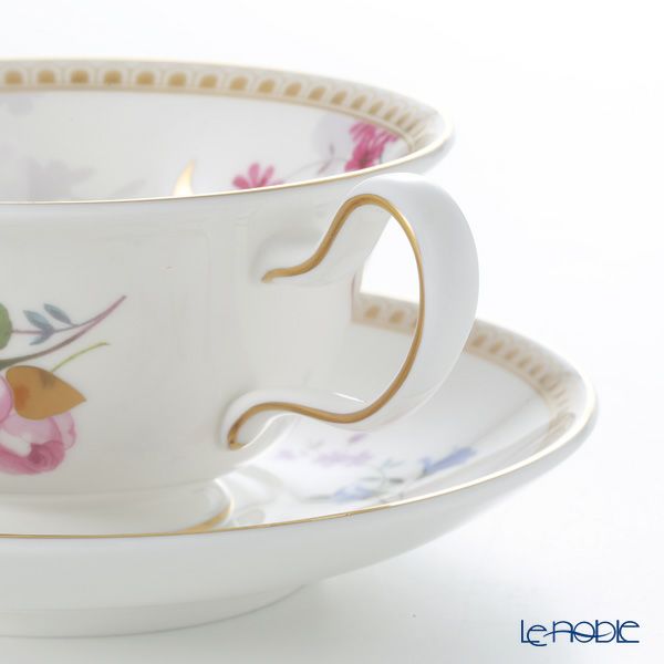 ウェッジウッド（Wedgwood） ローズ ゴールド ティーカップ＆ソーサー（ピオニー）200ml