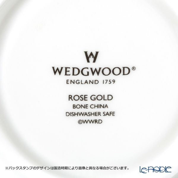 ウェッジウッド（Wedgwood） ローズ ゴールド ティーカップ＆ソーサー（ピオニー）200ml