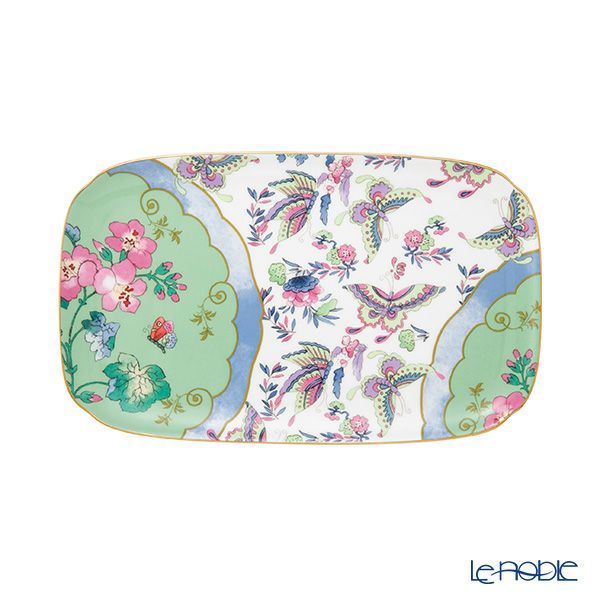 ウェッジウッド（Wedgwood） バタフライブルーム サンドイッチトレイ 25×15cm