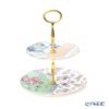 ウェッジウッド（Wedgwood） バタフライブルーム 2段ケーキスタンド