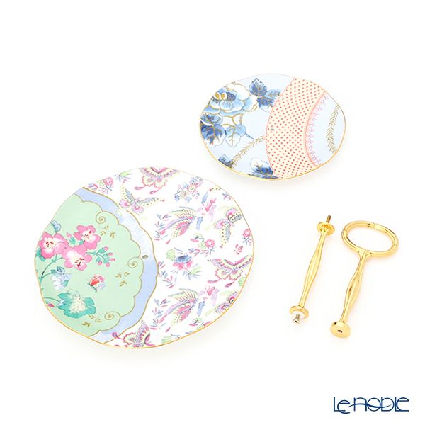 ウェッジウッド（Wedgwood） バタフライブルーム 2段ケーキスタンド 組立式