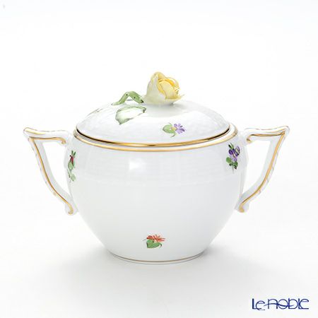 ヘレンド チューリップの花束 BT-2 00472-0-09 シュガーポット ローズ 200ml