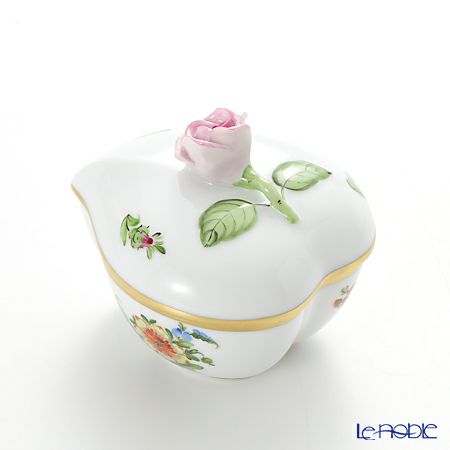 ヘレンド チューリップの花束 06005-0-09 ハートボックス（ローズ）