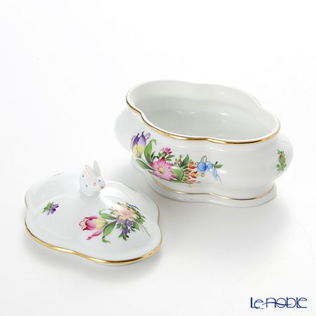 ヘレンド チューリップの花束 06058-0-25 ボンボン入れ（ラビット）