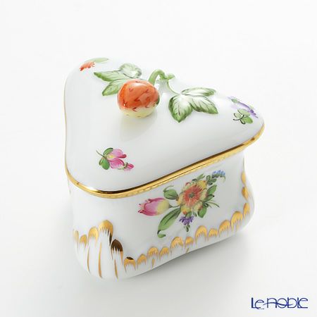 ヘレンド チューリップの花束 06079-0-11 ボンボン入れ トライアングルストロベリー