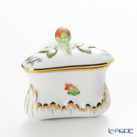 ヘレンド チューリップの花束 06079-0-11 ボンボン入れ トライアングルストロベリー