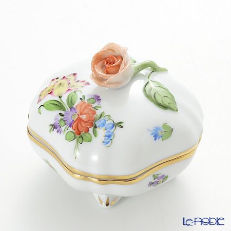 ヘレンド チューリップの花束 06179-0-09 スクエアボックス（ローズ）