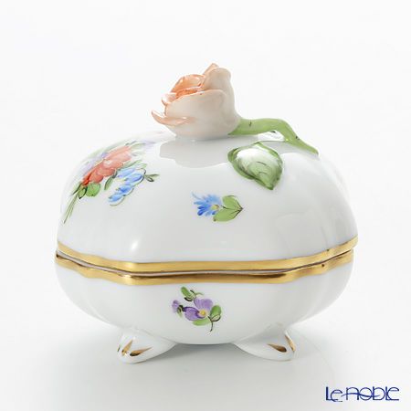 ヘレンド チューリップの花束 06179-0-09 スクエアボックス（ローズ）