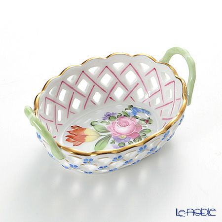 ヘレンド チューリップの花束 07425-0-00 バスケット（オープンワーク）