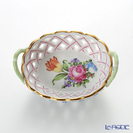 ヘレンド チューリップの花束 07425-0-00 バスケット（オープンワーク）