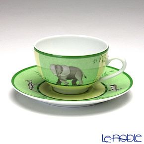 エルメス（HERMES） アフリカ ティーカップ＆ソーサー 200ml